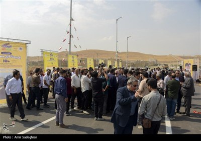 آیین افتتاح تقاطع سپهر-مهدی آباد -شهربازی سوستان جنت و باغ ایرانی