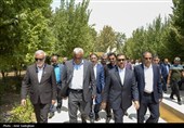 آیین افتتاح تقاطع سپهر-مهدی آباد -شهربازی سوستان جنت و باغ ایرانی