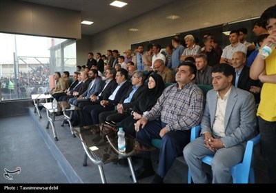 استقبال باشکوه وتاریخی از یک مسابقه فوتبال در اردبیل