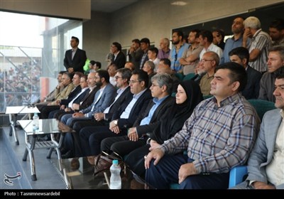 استقبال باشکوه وتاریخی از یک مسابقه فوتبال در اردبیل