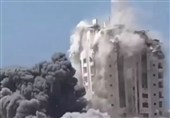 اولین واکنش حماس به اقدام صهیونیست‌ها در هدف قرار دادن برج غزه