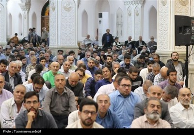 حضور گسترده مردم انقلابی در نماز سیاسی‌ ـ عبادی جمعه اردبیل