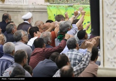 حضور گسترده مردم انقلابی در نماز سیاسی‌ ـ عبادی جمعه اردبیل