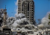 Israel Pounds Gaza Residential Tower Sheltering Hundreds of Displaced Families