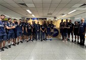 Iran Volleyball Team Arrives in Manila