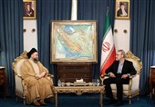 دیدار سید عمار حکیم با لاریجانی