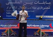 پایان مسابقات بین‌المللی ست‌لایت‌ با قهرمانی کارگرپور