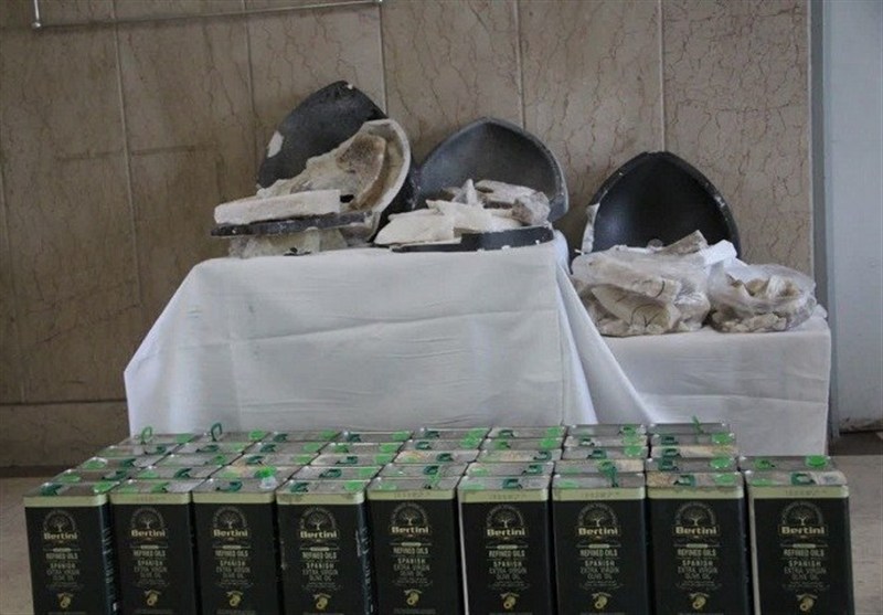 قاچاق ماده مخدر "شیشه" در پوشش بار زیتون!