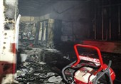 آتشسوزی یک کارخانه آمریکایی ـ اسرائیلی در شهر امالفحم ناحیه حیفا
