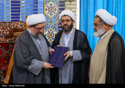 آیین تکریم و معارفه امام جمعه سراب