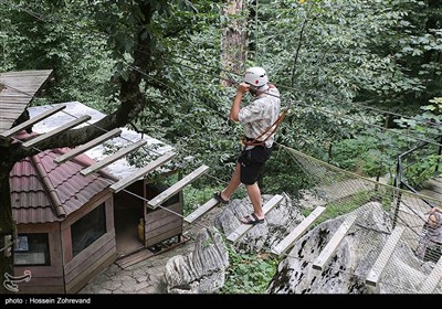 مجموعه ادونچر پارک (جی‌مکس) در منطقه توریستی نمک‌آبرود مازندران