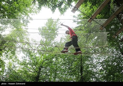 مجموعه ادونچر پارک (جی‌مکس) در منطقه توریستی نمک‌آبرود مازندران
