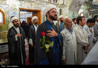 آیین غبارروبی حرم مطهر حضرت شاهچراغ