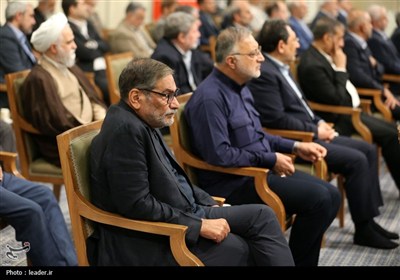 دیدار رئیس‌جمهور و اعضای هیئت دولت با مقام معظم رهبری