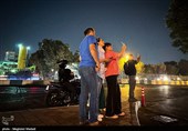 ماه‌گرفتگی در آسمان تهران