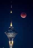 Blood Moon Mesmerizes Tehran Sky During Lunar Eclipse