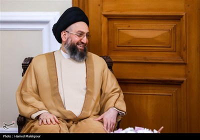 دیدار سیدعمار حکیم با رئیس مجلس