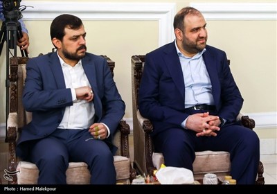 دیدار سیدعمار حکیم با رئیس مجلس