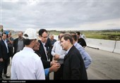 بازدید میدانی معاون از دو پروژه کلان عمرانی در شمال اردبیل