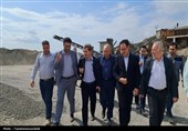 بازدید میدانی معاون استاندار از دو پروژه کلان عمرانی در شمال اردبیل
