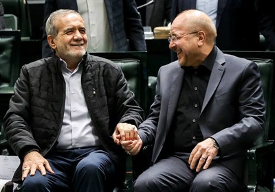 گفت‌وگوی قالیباف و پزشکیان در راستای تعامل مجلس و دولت