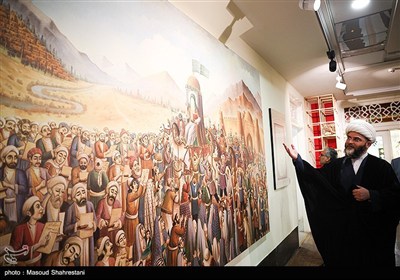 مراسم افتتاح نمایشگاه (آیینه های نعت)- عکس خبری تسنیم