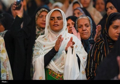 مراسم جشن شب میلاد پیامبر اعظم(ص) و امام جعفر صادق(ع) در حرم شاهچراغ