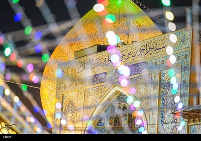 مراسم جشن شب میلاد پیامبر اعظم(ص) و امام جعفر صادق(ع) در حرم شاهچراغ