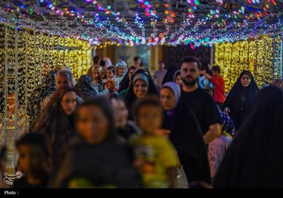 مراسم جشن شب میلاد پیامبر اعظم(ص) و امام جعفر صادق(ع) در حرم شاهچراغ