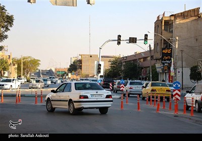 اجرای طرح ترافیکی در مرکز شهر کرمان