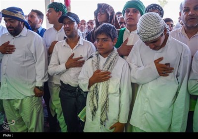 تشرف کاروان پیاده شهرستان فیروزآباد به حرم مطهر شاهچراغ (ع)