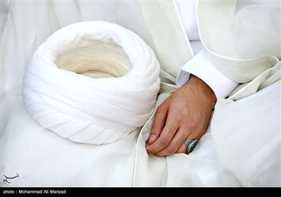 جشن و عمامه گذاری طلاب در روز میلاد پیامبر اکرم(ص) و امام جعفر صادق(ع) - قم