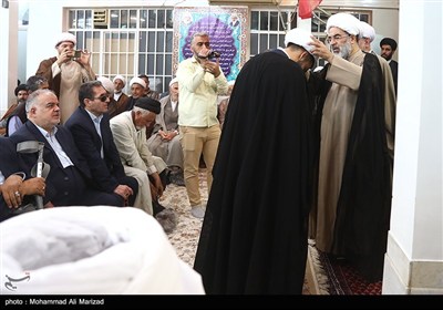 جشن و عمامه گذاری طلاب در روز میلاد پیامبر اکرم(ص) و امام جعفر صادق(ع) - قم
