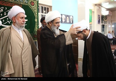 جشن و عمامه گذاری طلاب در روز میلاد پیامبر اکرم(ص) و امام جعفر صادق(ع) - قم