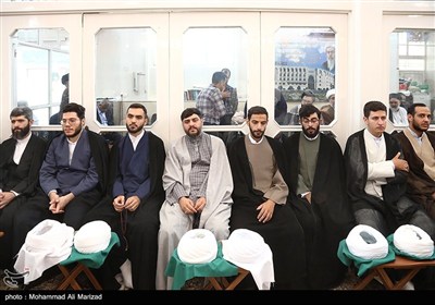جشن و عمامه گذاری طلاب در روز میلاد پیامبر اکرم(ص) و امام جعفر صادق(ع) - قم