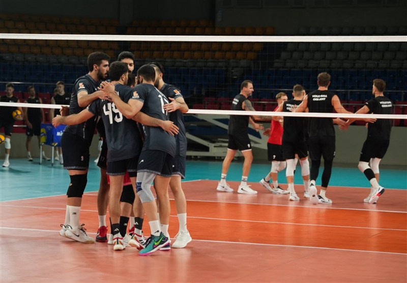 پیروزی تیم ملی والیبال ایران برابر آلمان
