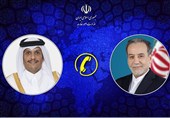 تماس تلفنی عراقچی با وزیر امور خارجه قطر