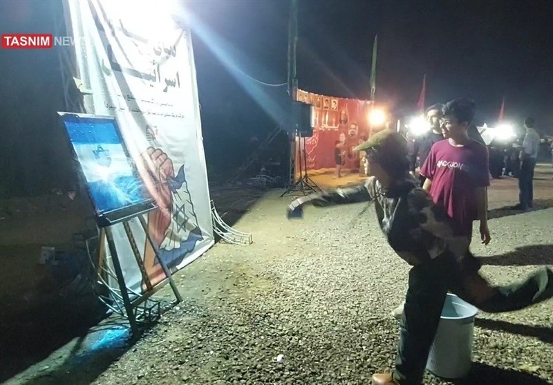 نمایش نمادین نوجوانان گیلانی برای دنیای بدون اسرائیل