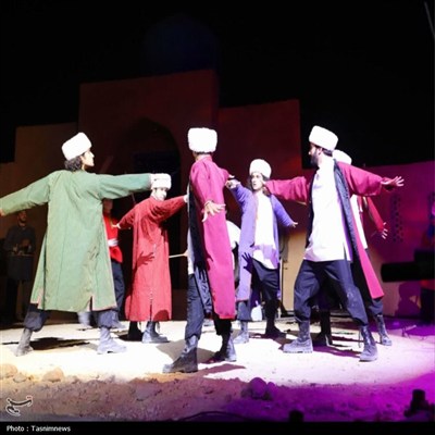 نمایش میدانی سرزمین خورشید در بجنورد