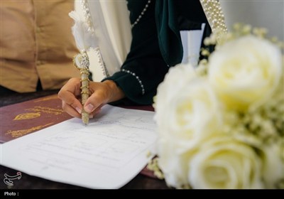 عقد ازدواج 20 زوج جوان در حرم مطهر شاهچراغ (ع)