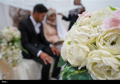 عقد ازدواج 20 زوج جوان در حرم مطهر شاهچراغ (ع)