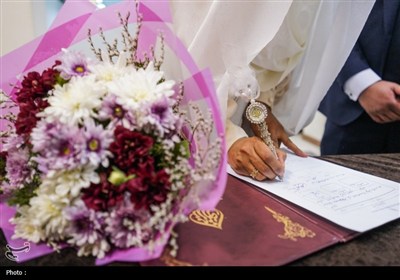 عقد ازدواج 20 زوج جوان در حرم مطهر شاهچراغ (ع)