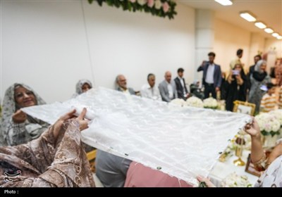 عقد ازدواج 20 زوج جوان در حرم مطهر شاهچراغ (ع)