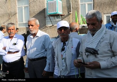 اعزام کاروان دوچرخه‌سواری فدائیان ولایت بهاباد به مشهد مقدس