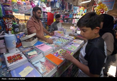 بازار فروش لوازم التحریر در آستانه سال تحصیلی