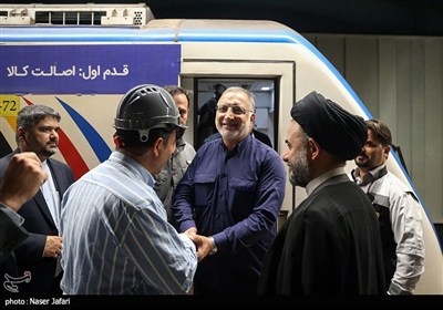 تست گرم خط 7 متروی تهران