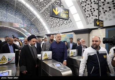 تست گرم خط 7 متروی تهران