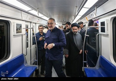 تست گرم خط 7 متروی تهران