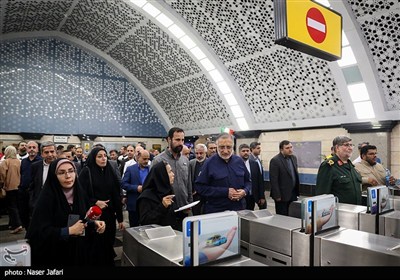 تست گرم خط 7 متروی تهران