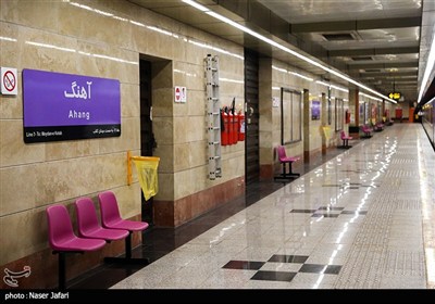 تست گرم خط 7 متروی تهران
